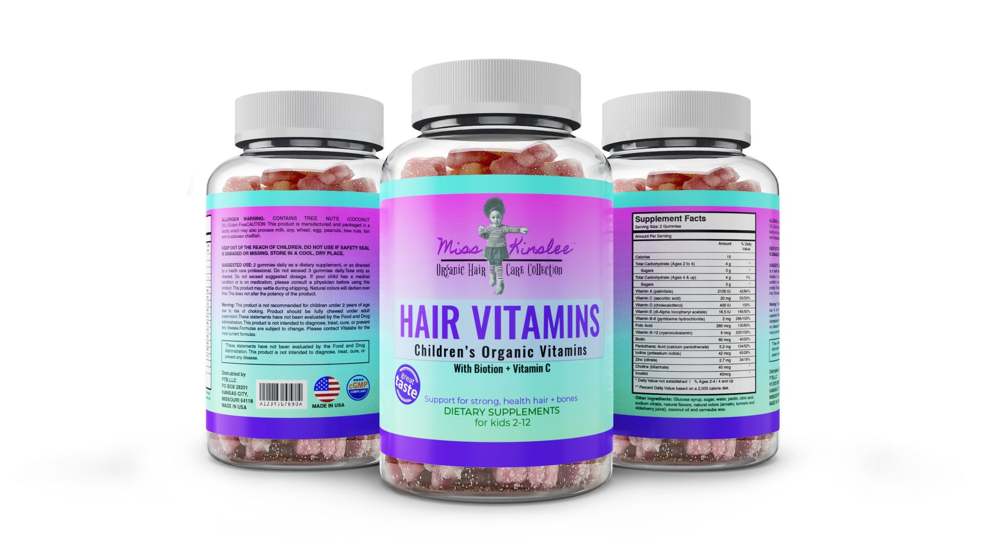 Kids Gummy Bears Hair Vitamins