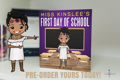 Miss Kinslee's First Day of School (Paperback Book) PRE-ORDER from The Adventures Of Miss Kinslee Series