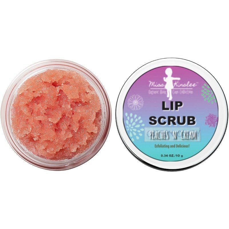 Peaches n' Cream Lip Scrub – with Organic Sugar (1 oz.)